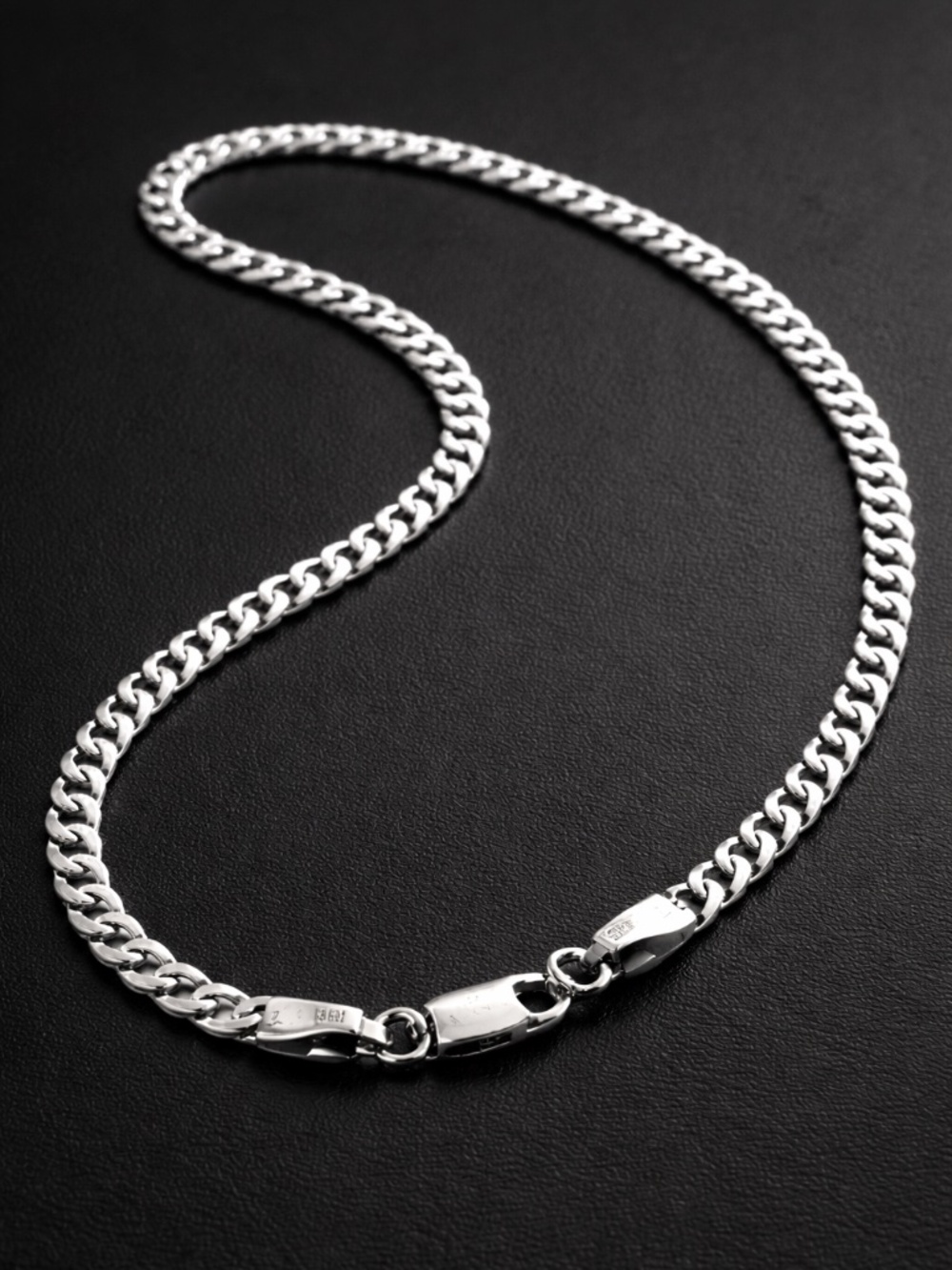 Italian Sterling Silver 925 Curb Chain Necklace 20" 38g Lobster Clasp.🇮🇹